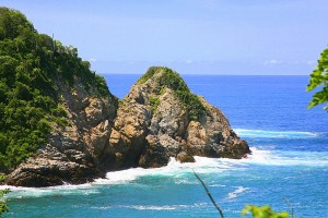 Coastline in Huatulco, Oaxaca, Mexico